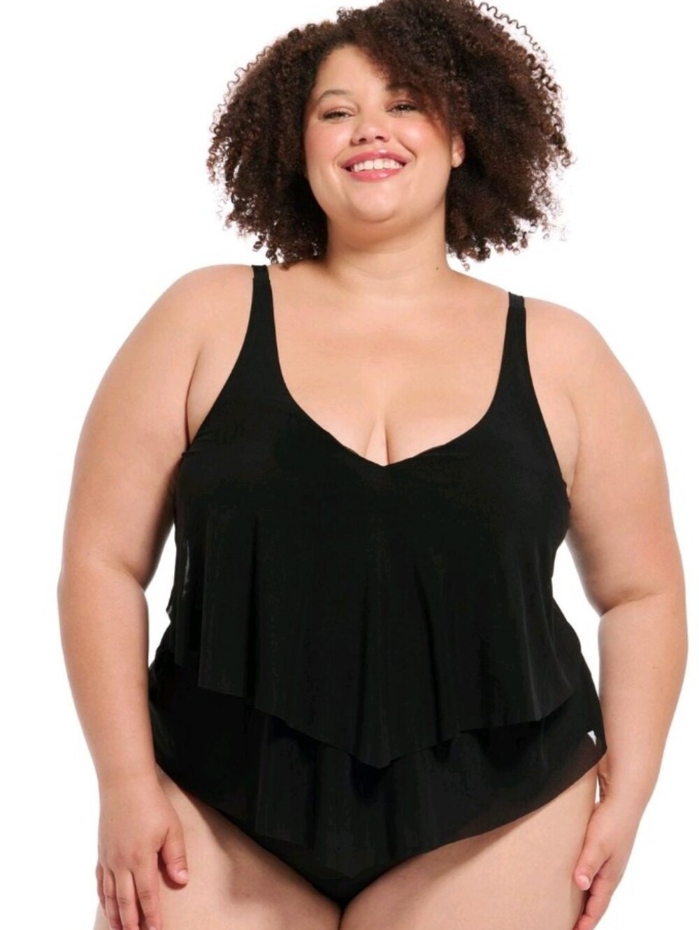 Krista Plus Shape Solution Hip Minimizer Tankini Top – Size 1X / 18 NWT